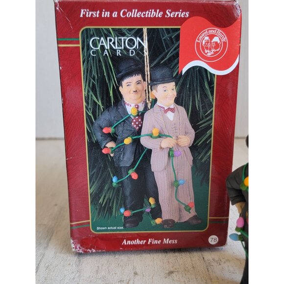 Carlton cards another fine mess ornament Xmas Laurel hardy - Picture 6 of 6
